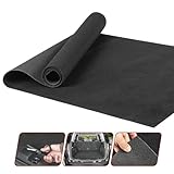 Walser Autoteppich Cutty 150x100 cm, zuschneidbarer Autoteppich, universale Schutzmatte, Automatte, Kofferraummatte, Schmutzfangmatte schwarz