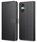 Ganbary Handyhülle für Sony Xperia 10 VI Hülle, Premium Leder Klapphülle [Kartenschlitzen] [Magnetverschluss] [Standfunktion] kompatibel mit Sony Xperia 10 VI 5G Schutzhülle, Schwarz