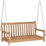 Trendy Home GmbH braun Teak Hängeschaukel Hollywoodschaukel 100 cm Schaukel, 30056