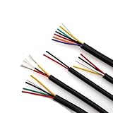 Elektrisches Kabel, UL2464 Kupfer-Audiokabel, 10 Meter Adern, 300 V, 80 °C, PVC(22AWG,10 Meters 4 cores)