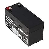 MULTIPOWER MP1.2-12 BLEIAKKU BLEI GEL AKKU BATTERIE 12V / 1.2Ah