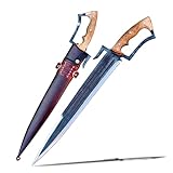 Eisvogel-Machete, 45,7 cm lange Klinge, handgefertigt, Dschungel-Machete, langlebige Karbonstahlklinge, perfekt für schwere Arbeiten, scharf und gebrauchsfertig, Lederscheide im Lieferumfang enthalten