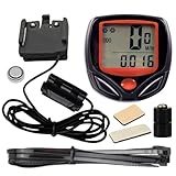 Fahrrad-Tachometer Kilometerzähler - Fahrrad-Tachometer-Kilometerzähler, Kabelgebundener Fahrrad-Kilometerzähler Mit LCD-Display, Multifunktionaler Tragbarer Fahrrad-Kilometerzähler Mit Klaren Daten