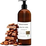 Beautiona Baltic Spa Massageöl 500ml, spendet tiefenwirksam Feuchtigkeit und regeneriert die Haut, natürliche Inhaltsstoffe, Vitamin E, entspannt Körper und Sinne, ideal für professionelle und Hausmas