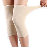 THXFUNAREA 1 Paar knieschoner tanzen Kniewärmer Damen, Knieschoner Tanzen, Gelenkwärmer Knie,kniewärmer kniebandage arthrose Winter Kniewärmer für Damen Herren Dicke Kniebandage Warme Rutschfest
