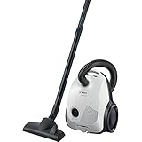 Bosch BGLS2LW1 Series 2 Staubsauger mit Beutel, 3.5 L, 600 W, 80 dB, 8 Meter Kabel, Weiß