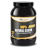 My Supps 750g Casein Proteinpulver 100% natural - Bioaktives Night Casein Protein Pulver mit EAA, BCAA & Vitamin B6 - Hochwertiges Eiweißpulver Made in Germany
