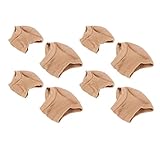 Feuchtigkeitsspendende Fersensocken, Belüftete Feuchtigkeitsspendende Socken, Spa-Gel-Socken, Feuchtigkeitsspendende Gel-Fersenmanschetten, 4 Paar Stop Cracks, Repair Cracked (Fleischfarben)