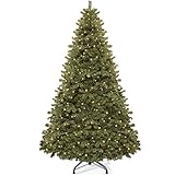 YITAHOME 182cm Künstlicher Weihnachtsbaum mit 250 LED Beleuchtung, ca. 880 Spitzen, Naturgetreu Tannenbaum mit Klappsystem-Rahmen & Metallständer, Schnellaufbau für Zuhause Geschäfte, 182 x Φ110cm