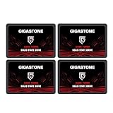 Gigastone SATA SSD 1TB (4er-Pack) 2,5 Zoll 3D NAND Bis zu 550MB/s interne SSD SATA III SSD Festplatte Kompatibel mit Laptop und PC Desktop Festkörper-Laufwerk 2,5' SLC Cache Performance