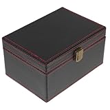 STOBAZA Carbon fiber Autoschlüssel Aufbewahrungsbox Matte Pu leder Schutzhülle Faraday Käfig Für Schlüssel Telefon Organizer Kompakt und Langlebig