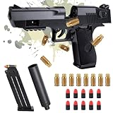 Rdlobu Spielzeug Pistole Kinder Waffen, Toy Guns, Soft Bullet Schaumstoffpistole mit Schalldämpfer, Geschenk für Jungen Mädchen Teenager