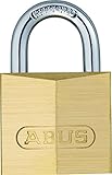 Vorhängeschloss Abus aus Messing, Serie 713, 25 mm, langer Bogen