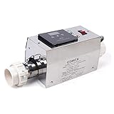 UHDUIG 3000W Poolheizung Elektrisch SPA Temperaturregler Thermostat Kit Edelstahl Schwimmbad Pool Wärmepumpe Für Schwimmbäder Spa-Pools Badewannen