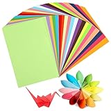 100 Blätter Tonpapier A4 Bunt, Bastelpapier Bunt, Buntpapier A4, Bastelkarton, Kartonpapier, Buntes Papier, A4 Kopierpapier Papier, Für DIY Kunst Handwerk (10 Farben)