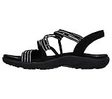 Wolff - Orthopädische Elegante Sandalen | Bequeme Riemchensandalen für die Freizeit (38,Schwarz)