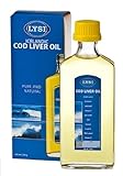 LYSI Lebertran mit hohem Omega-3-Gehalt, natürliche Vitamine A, D und E, natürlich Aroma 240ml, für das Immunsystem, höchste Qualität, kommt aus isländischen Süßgewässern