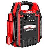 YCDJCS 2 In 1 Auto Notstart Stromversorgung Luftpumpe 12V Hochleistungs-Wireless-Reifenfüller Multifunktionaler Hochleistungs-Niedertemperaturstart Stationäre Druckluft-Kompressoren