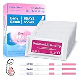 50 Stück Ovulationstest, Ovulationstests für Eisprung bei Kinderwunsch, Fruchtbarkeitstest für Frauen, Bequeme Anwendung für die Zyklusbeobachtung und Familienplanung, Einfache Anwendung