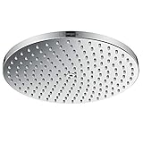 hansgrohe Raindance S - Kopfbrause, runde Duschbrause (240 mm), Regendusche mit1 Strahlart (PowderRain) für Wand- oder Deckenmontage, Brausekopf mit Antikalk-Funktion, Chrom, 27623000