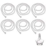 COYUN 6 Meter Ø 6mm Ersatzdocht für Öllampen Zuschneidbar- Premium Ersatzdocht für Gartenfackel, Bambusfackel, Lampendocht Öllampe, Fackel-Docht, Rund, 6 Stück 100 cm Länge