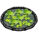 Schwimmende Pflanzenbarriere für Aquarien, schwimmende Pflanzenkorral für Teich, schwimmende Insel für Teich, Schwimmseeschutz, Aquarium, runde Form, alle schwimmenden