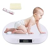 20 KG Elektronische Babywaage Digital Wiegefläche 55 * 32 * 2.7cm Digitalanzeige Kinderwaage LCD Size 6 * 2.1cm Körperwaage Ldeal Für Neugeborene Als Babywaage