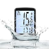 AMFUN Fahrradcomputer mit vielen Funktionen, Fahrradzähler, kabellos, wasserdicht IPX6, für Distanz, Echtzeit, Rennrad, MTB