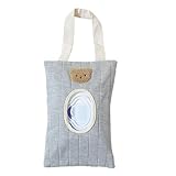 Spender für Baby-Feuchttücher, tragbare hängende Behälter-Tasche für Reisen, Organisation, Aufbewahrung, Badezimmer, Wand, Zuhause, Küche