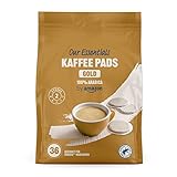 by Amazon Kaffeepads Gold 100% Arabica, Geeignet für Senseo Maschinen, Lichte Röstung, 36 Stück, 1er-Pack