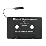 SDFLKAE Auto-Audio-Bluetooth-Kassette auf AUX-Empfänger, Konvertieren von Auto-Anrufannahme-Telefon-Kassetten-Adapter, USB-Aufladung, Tape Desk Bluetooth 5.0 Auxilary Adapter
