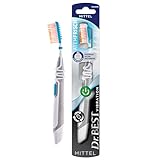 Zahnbürste - Dr.BEST Vibration Atemfrisch, Mittel (1 Stück), für bis zu 50% bessere Erreichbarkeit zwischen den Zähnen*