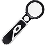 Beleuchtetes Lupenset.Beste Lupe mit Lichtern für Senioren, Makuladegeneration, Lesen und Bastler Warm as Ever