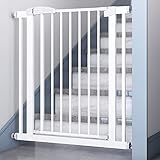 Schutzgitterverlängerung für Haustiere, 100 cm Höhe, verstellbar 103-110 cm Breite, ideal für Hunde und Katzen, Treppenschutz