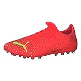 PUMA Herren Future Z 4.4 MG Fussballschuh, Fiery Coral-Fizzy Light Black-Salmon, 48 EU