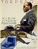 demazyyws Bild auf Leinwand, Motiv: Torpedo-Schreibmaschine, 60 x 90 cm, ungerahmt