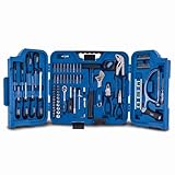 Scheppach TB99 Werkzeugkoffer gefüllt 90-tlg Werkzeug Set | Werkstattkoffer bestückt mit Schraubenschlüssel, Hammer, Zange, Schraubenzieher, Werkzeugkiste klappbar für Werkstatt und Haushalt