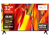 TCL 32V5C - 32“ Full HD Smart QLED Direct LED TV mit Android TV & HDR - Kompatibel mit Google Cast & Google Home, Schlankes Design
