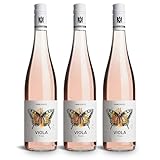 FairGrapes Rosé »Viola« | 90 Punkte Falstaff | VDP.Gutswein | Roséwein Trocken | Erdbeere & Waldfrüchte | Geschenkidee (3 x 0.75 l)