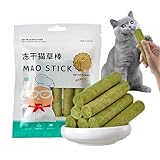 Kaustäbchen für Katzen und Kätzchen, Spielzeug für Katzen, zur Verbesserung der Mundgesundheit zur Entfernung von Bällen, Katzenfutter, Zahnreinigung, Gras