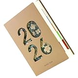 Wochenplaner 2026 | Notizbuch A5 aus PU-Leder mit dickem Papier und Trennblättern – Tageskalender 2026 Buchkalender, für Terminplanung, Schülerkalender, Termine, B