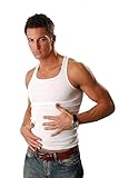 Cocain underwear 2 Herren Unterhemden 100% Baumwolle weiß DOPPELRIPP Gr. 6/L herrenunterwäsche Axel Shirt schirt trägershirt Tank Shirt ärmellose t Shirts Kochfest Trocknergeeignet