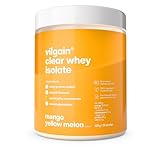 Vilgain Clear Whey Isolat - Gelbe Melone Mango, 500g - Erfrischend, Proteinreich, Zuckerarm - Muskelaufbau & Regeneration - Hydrolisiert, Molkenprotein Isolat, Sportnahrung, Aminosäuren