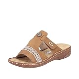 Rieker Damen V2850 Pantolette, Braun, 38 EU