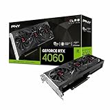 PNY GEFORCE RTX™ 4060 8GB XLR8 Gaming Verto RGB Triple Fan Edition Grafikkarte DLSS 3