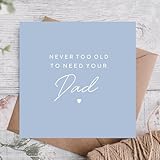 highgrove cards Geburtstagskarte für Väter / Happy Birthday Karte / Karte für Ihn / Kraftumschlag / Grußkarte /