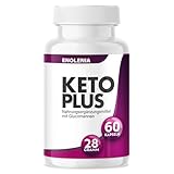 NEU: Enolenia® KETO PLUS Kapseln - Abnehmen & Stoffwechsel - Nahrungsergänzungsmittel für Frauen & Männer - Appetitzügler extrem hochdosiert mit Glucomannan - schnell & stark, 60 Kapseln