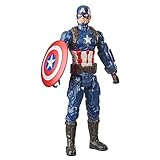 Marvel Avengers Titan Hero Serie Captain America, 30 cm große Action-Figur, Spielzeug für Kinder ab 4 Jahren