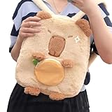 Generisch Stofftier-Rucksack, Tierpuppen-Rucksack | Niedlicher Kinderrucksack Capybara Plüschtier-Rucksack | Cartoon-gefüllte Umhängetasche, Schultasche für Kinder und