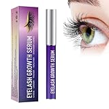 RAZKEF Wimpernwachstumsserum Wimpernserum Ohne Hormone Lash Serum Augenbrauenverstärker und Wimpernserum Lashes Wimpern Serum für längeres dickeres volleres stärkeres Wachstum vegan